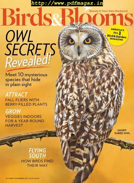 Birds & Blooms – October-November 2019 Cover