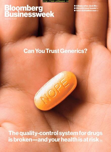Bloomberg Businessweek Asia – 13 September 2019 Cover