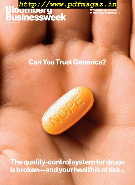 Bloomberg Businessweek USA – September 16 2019 Cover