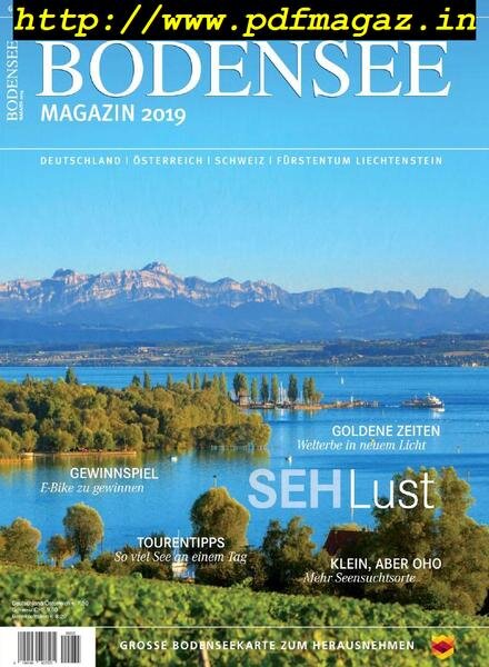 Bodensee Magazin 2019 Cover