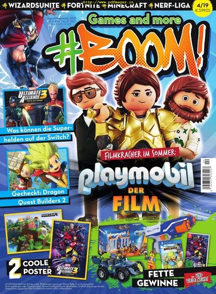 #BOOM! – August 2019 Cover