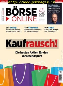 BOrse Online – 07 November 2019