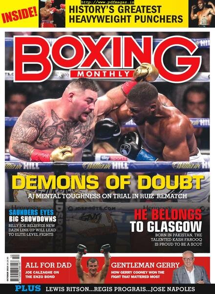 Boxing Monthly – October 2019 Cover