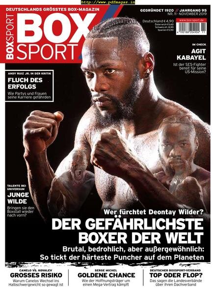 BoxSport – Dezember 2019 Cover