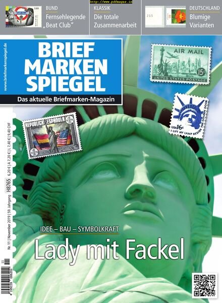 Briefmarken Spiegel – November 2019 Cover