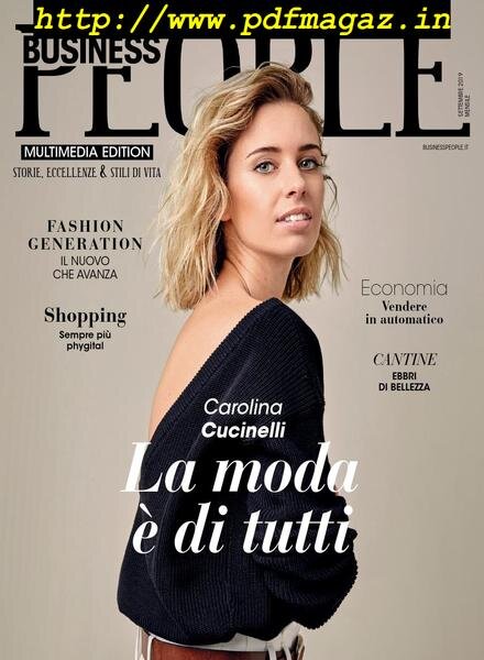 Business People – Settembre 2019 Cover