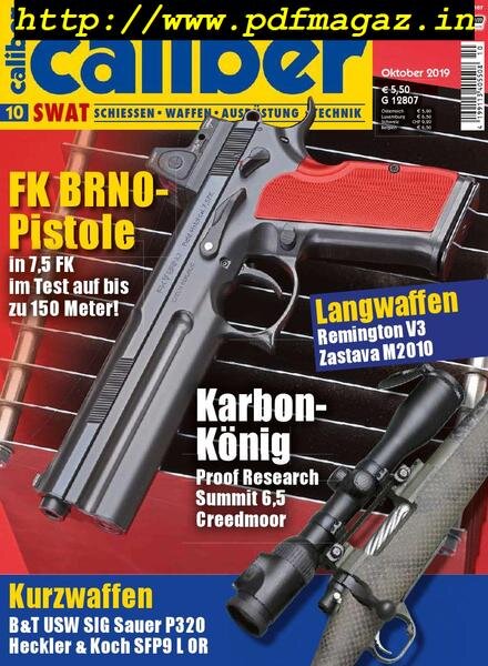 Caliber SWAT Germany – Oktober 2019 Cover