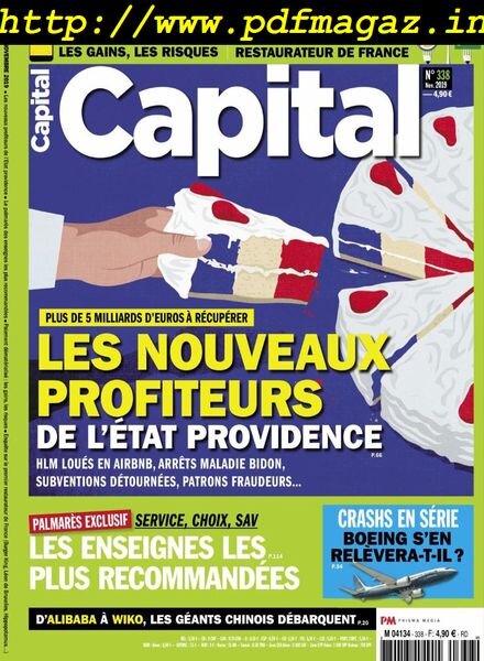 Capital France – Novembre 2019 Cover