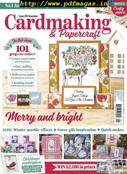 Cardmaking & Papercraft – November 2019 Cover