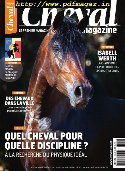 Cheval Magazine – novembre 2019 Cover