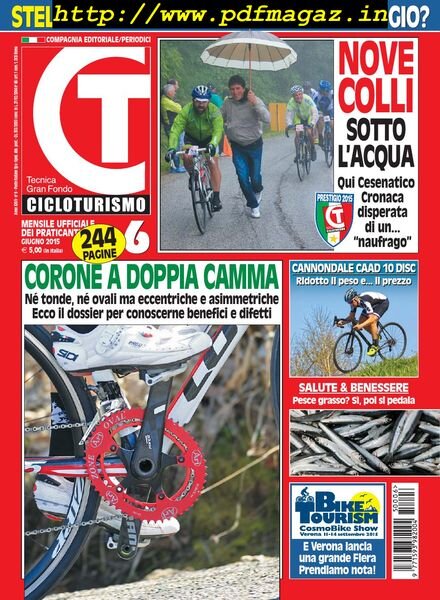 Cicloturismo – Giugno 2015 Cover