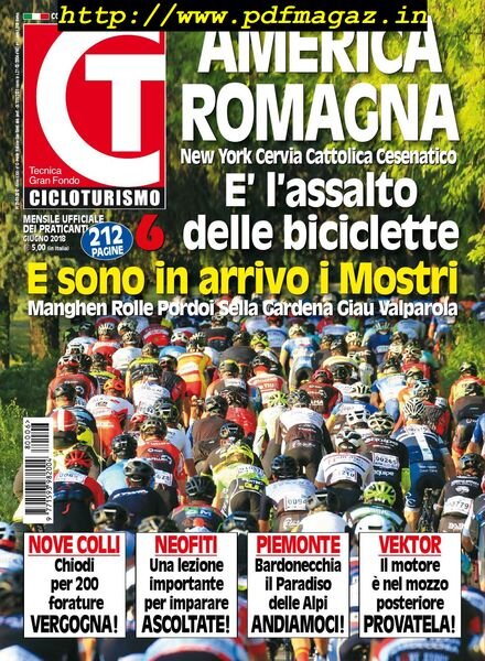 Cicloturismo – Giugno 2018 Cover