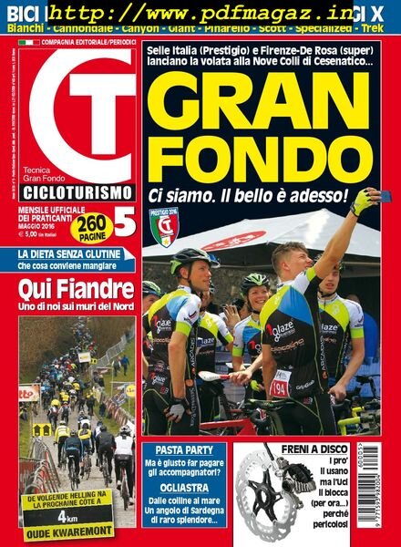 Cicloturismo – Maggio 2016 Cover
