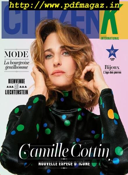 Citizen K International – octobre 2019 Cover
