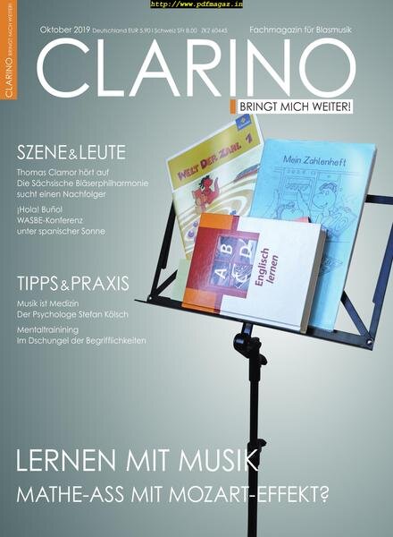 Clarino – Oktober 2019 Cover