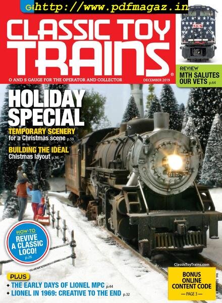 Classic Toy Trains – December 2019 Cover
