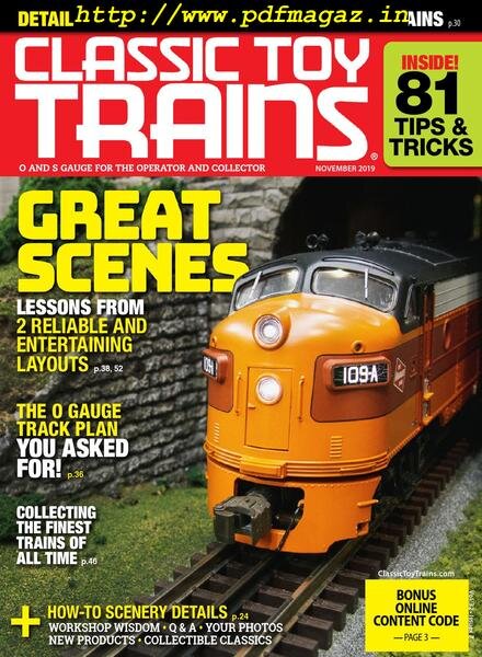 Classic Toy Trains – November 2019 Cover