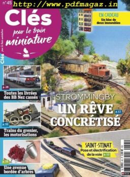 Cles pour le train miniature – septembre-octobre 2019