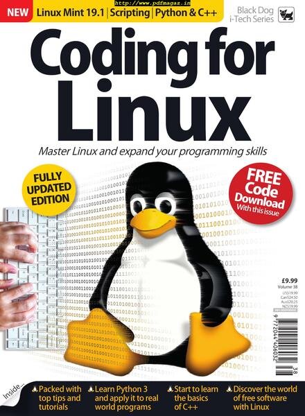 Coding for Linux – August 2019 Cover