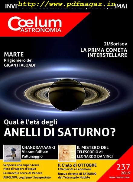 Coelum Astronomia – Numero 237, 2019 Cover