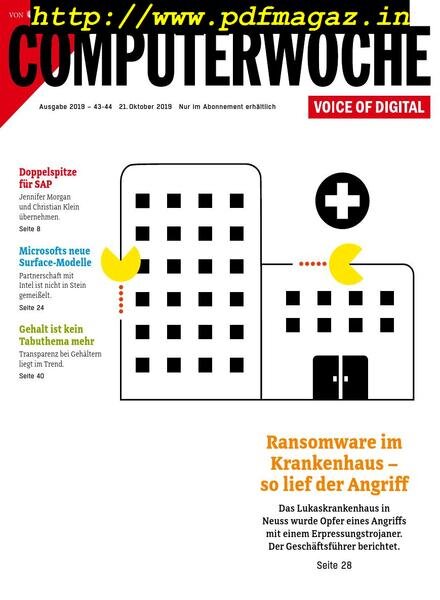 Computerwoche – 21 Oktober 2019 Cover