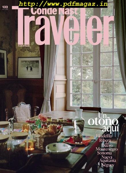 Conde Nast Traveler Espana – octubre 2019 Cover
