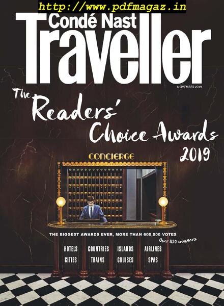 Conde Nast Traveller UK – November 2019 Cover