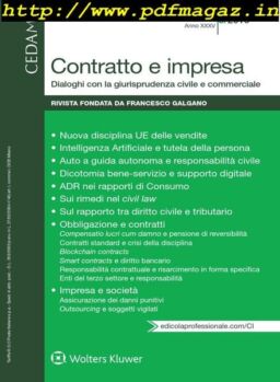 Contratto e Impresa – Maggio-Giugno