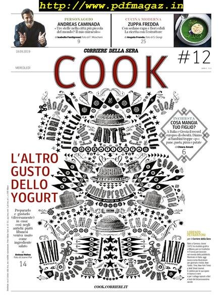 Corriere della Sera Cook – settembre 2019 Cover