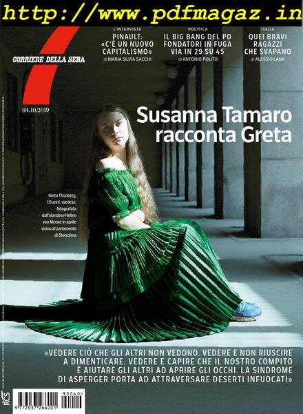Corriere della Sera Sette – 04 ottobre 2019 Cover