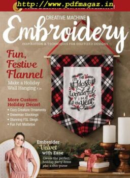 Creative Machine Embroidery – September 2019