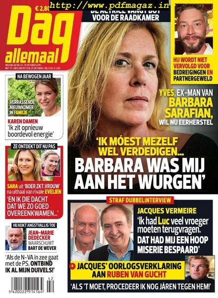 Dag Allemaal – 15 oktober 2019 Cover