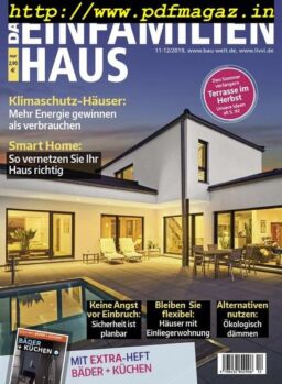 Das Einfamilienhaus – Oktober 2019