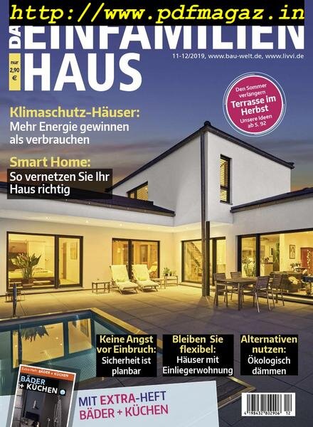 Das Einfamilienhaus – Oktober 2019 Cover
