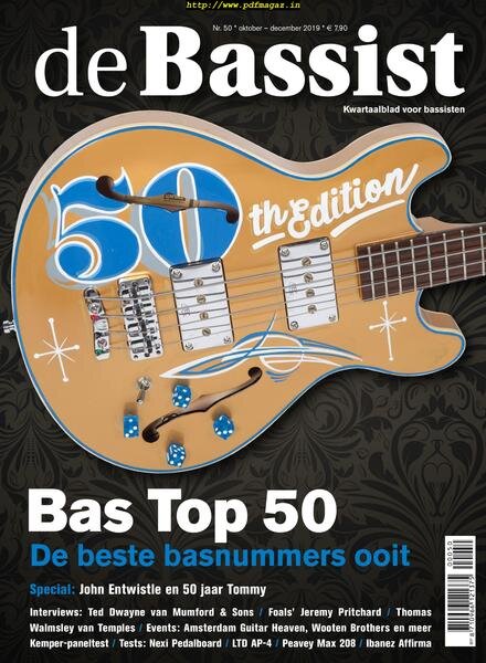 De Bassist – oktober 2019 Cover