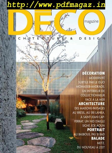 Deco Magazine – septembre 2019 Cover