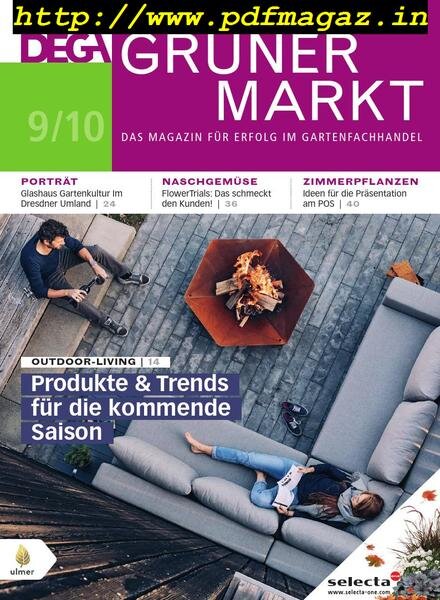 Dega Gruner Markt – September-Oktober 2019 Cover