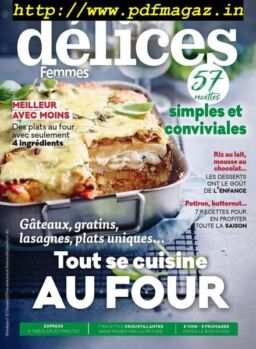 Delices de Femmes d’Aujourd’hui – Octobre 2019