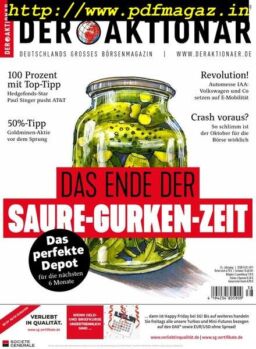 Der Aktionar – 12. September 2019