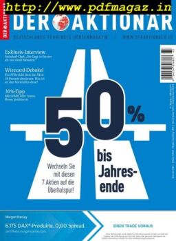 Der Aktionar – 17 Oktober 2019
