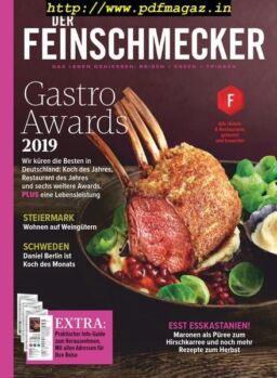 Der Feinschmecker – Oktober 2019