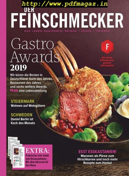 Der Feinschmecker – Oktober 2019 Cover