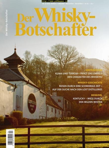 Der Whisky-Botschafter – September 2019 Cover
