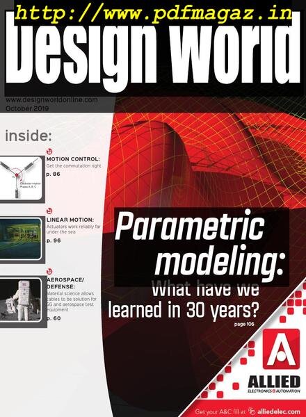 Design World – October 2019 Cover