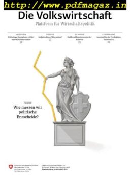 Die Volkswirtschaft – September 2019