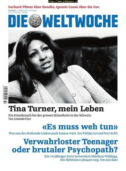Die Weltwoche – 17 Oktober 2019 Cover