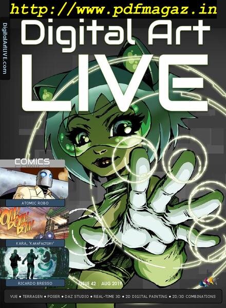 Digital Art Live – August 2019 Cover
