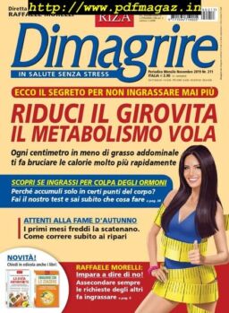 Dimagrire – Novembre 2019