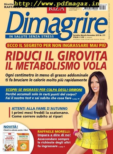 Dimagrire – Novembre 2019 Cover