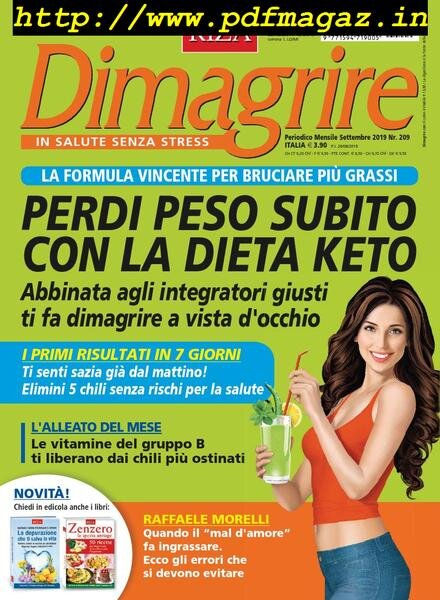 Dimagrire – Settembre 2019 Cover